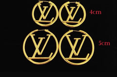 Lv Hoop Earrings